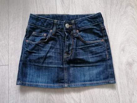 Riflova sukňa h&m v.122, h&m,122