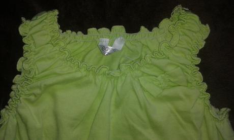 Zelenkavé tričko alebo tunika, pepco,80