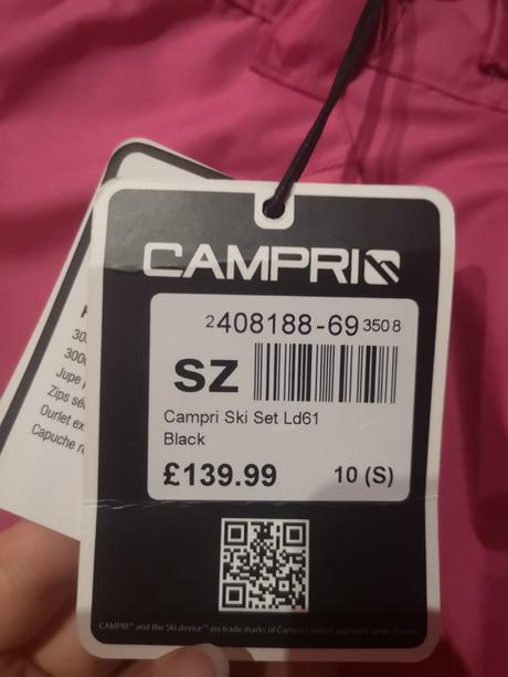 Set na lyžovanie campri, s