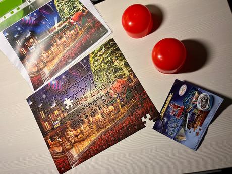 Polar express svietiace puzzle 150 ks,