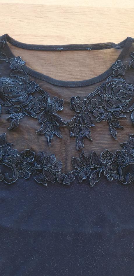 Tričko s čipkou, v. s, s