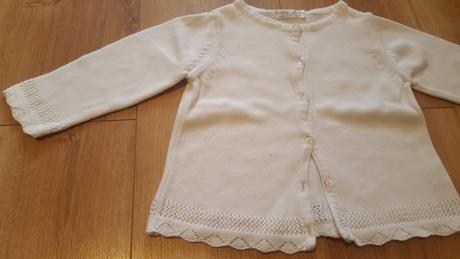 Biely svetrík, m&co,80