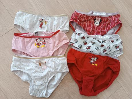 6x nohavičky hm, h&m,110