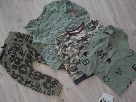 Teplaky,mikiny,tricko, 86–98