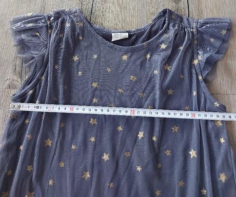 Sivé šaty s hviezdičkami zara, zara,152