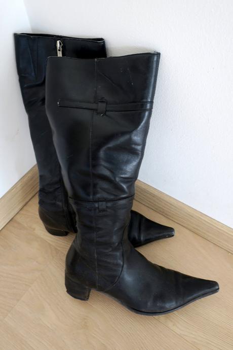 Kožené čižmy 38, 38