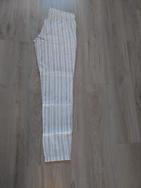 Ľanovo - bavlnené letné nohavice, esmara,38