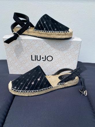 Kožené semišové espadrillky liu jo, liu jo,38