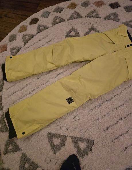 Neon žlté o neill lyziarske nohavice, o'neill,152