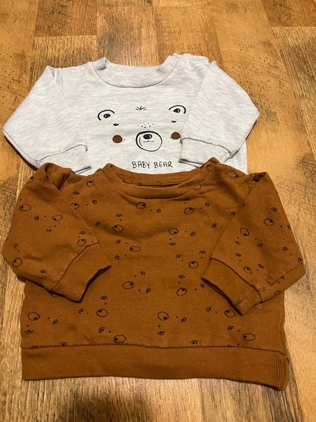 Tenké mikiny (2 ks), fox & bunny,68