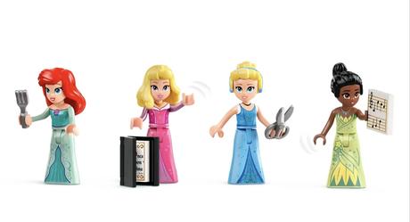 Lego disney princezné popoluška ariel jasmin zla, 