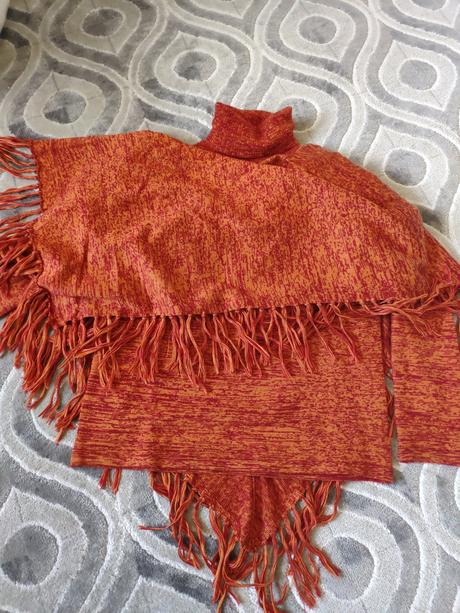 Pulóver -rolak s maxi šálom 3, m