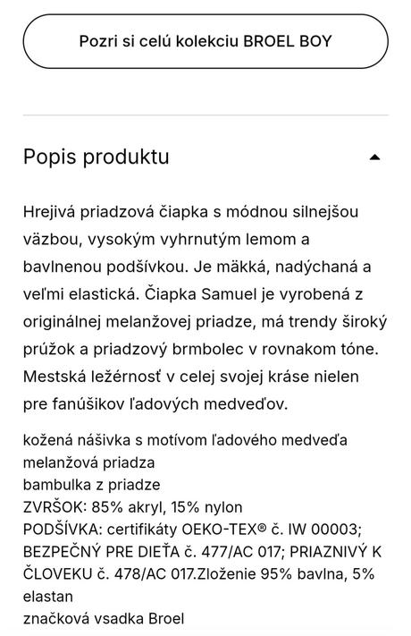 Zimná podšitá čiapka broel 46, broel,46