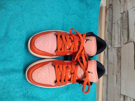 Air jordan 41- kožené oranžové tenisky, air jordan,41