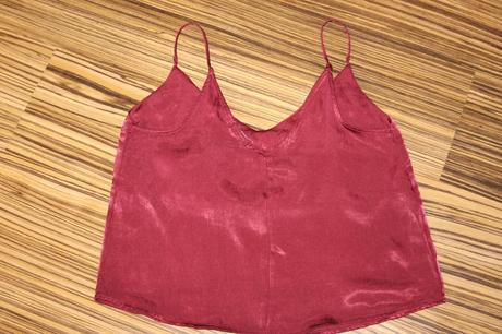 Saténový top bershka v. m, bershka,m