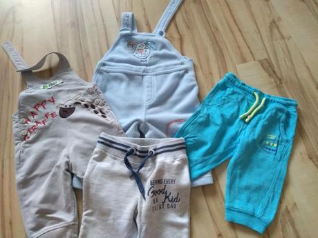 Tepláčiky 4 ks, 68