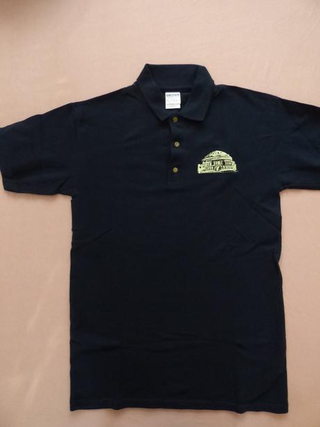 Tmavomodrá polokošeľa, s