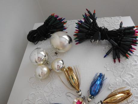 Retro vianočné ozdoby,,