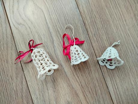 Háčkované ozdoby na stromček, 