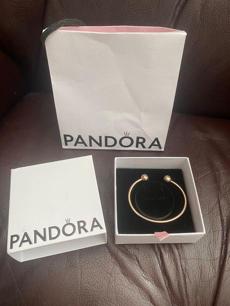 Pandora rose gold naramok, pandora