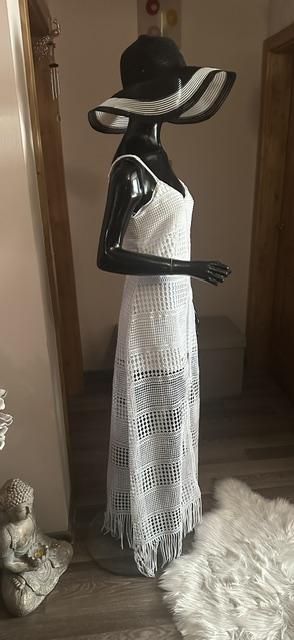 Overal s kraťasmi a dlhou háčkovanou sukňou guess, guess,l / m