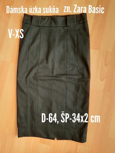 Dámska úzka sukňa, zara,xs