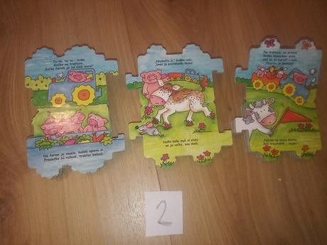 Knižky tvary, farby, protiklady, 