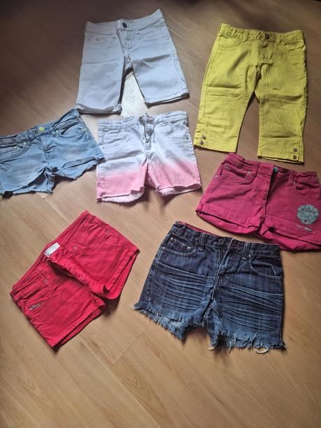 Kratke rifle 7 ks jedna cena 134/140, 140