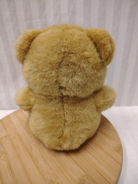 Plyšový hnedý medveď s mašlou, metro, 24 cm, 