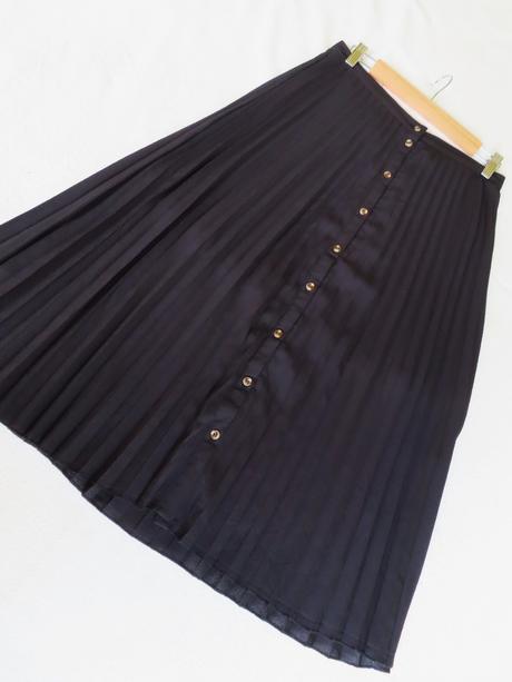 Čierna plisovaná sukňa amisu, veľ. 38, amisu,38