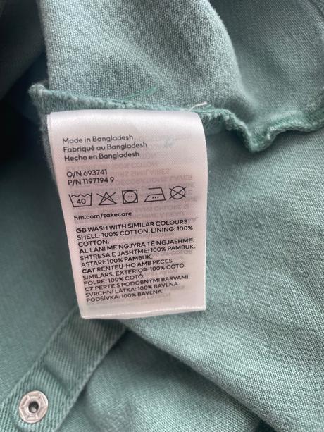 Tyrkysove riflove saty h&m, h&m,92