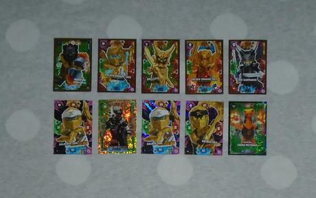 Ninjago lego karty,