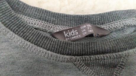 Šedé tričko, lindex,128