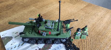 Stavebnica tank 336ks + 2xfigurka,