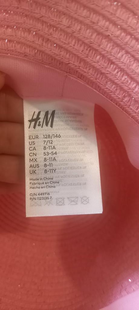 Klobúčik mačička 128-146, h&m,134