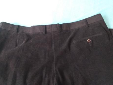 Nohavice pánske čokoládovo hnedé, marks & spencer,xl