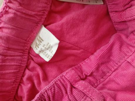 Nohavice h&m zateplene, h&m,80