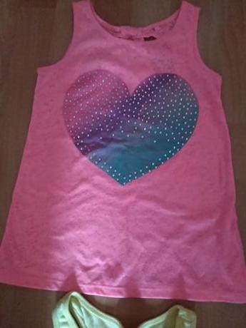 Tielka 4ks hm (116/122/128-malo nosene, h&m,116