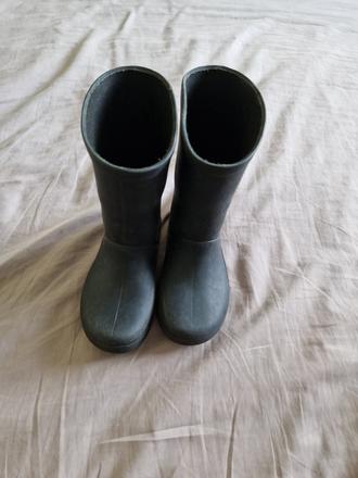 Čierne unisex gumáky, 25