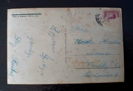 Stará pohľadnica kaple nad radhošti, 