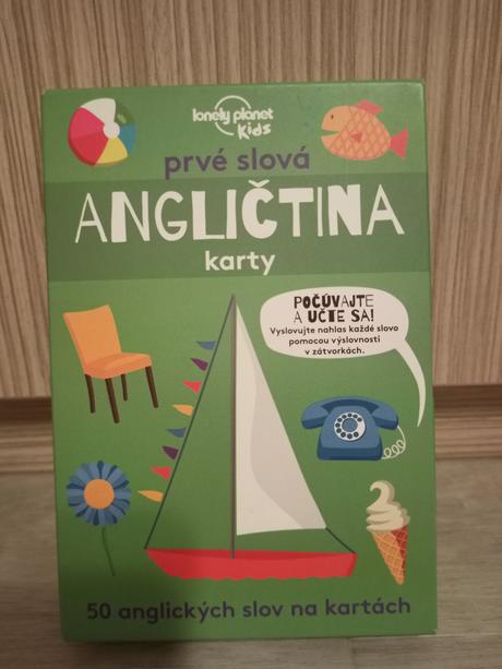 Angličtina karty prvé slová, 