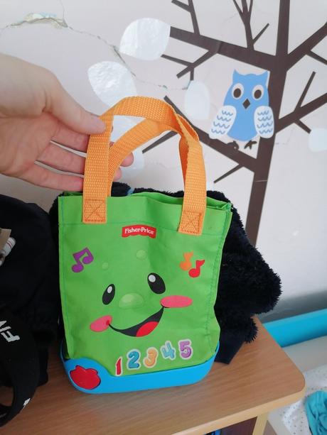 Nákupná hrajúca - zvuková taška fisher-price,