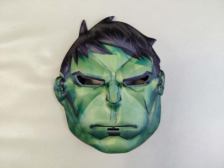 Maska na tvar,marvel - hulk, superhrdina, 