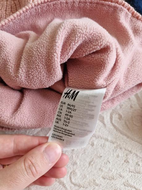 Kukla + rukavice, h&m,92