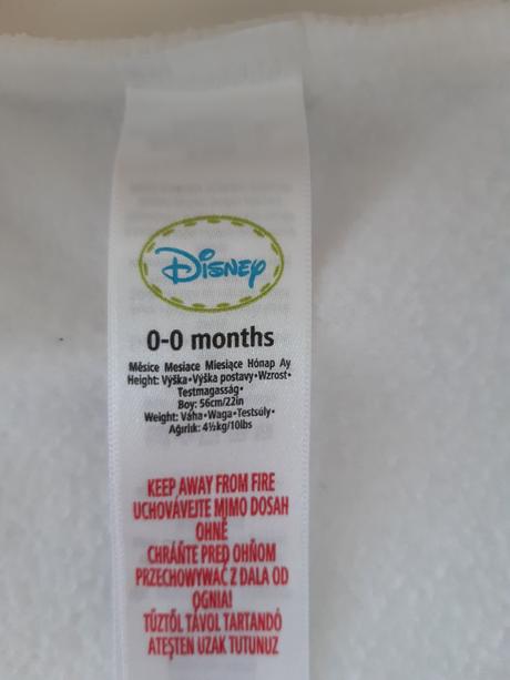 Flisový overal  0-1m, disney,56