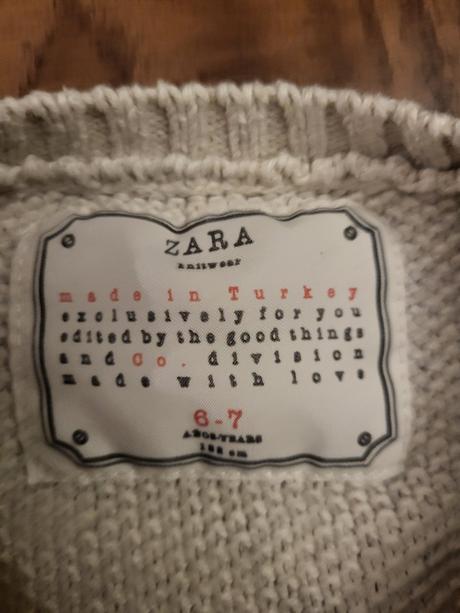 Sveter zara 6/7, zara,128