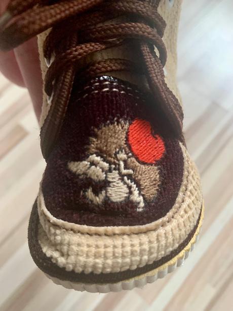 Detske papucky na snurovanie - dl. 11 cm, 17