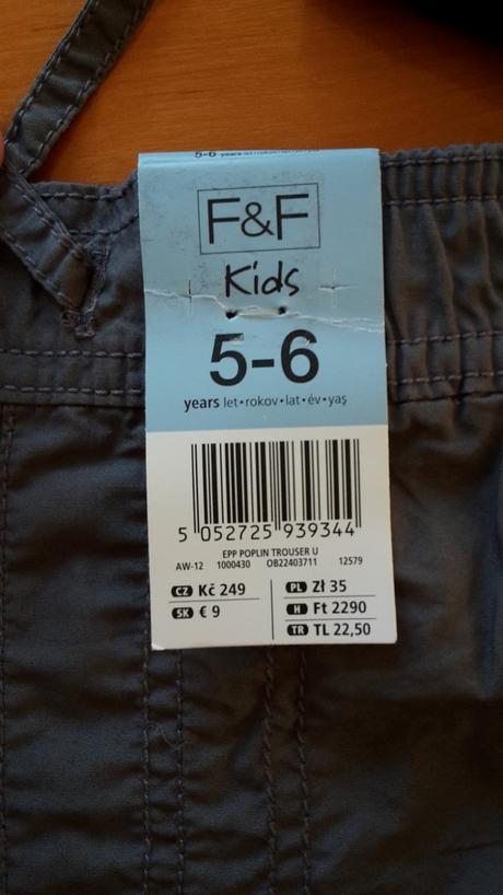 Nove nohavice f&f, f&f,116