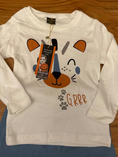 Tepláková súprava psík modrá, 80 / 92 / 104