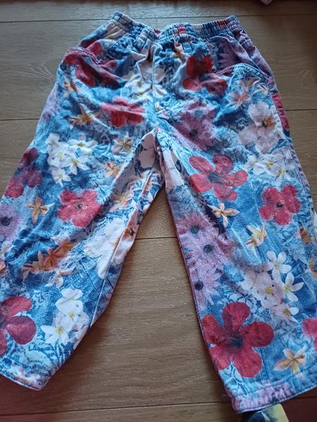 3/4 nohavice z hrubšej bavlny 110, 110